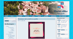 Desktop Screenshot of mairie-allex.fr