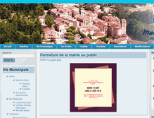 Tablet Screenshot of mairie-allex.fr